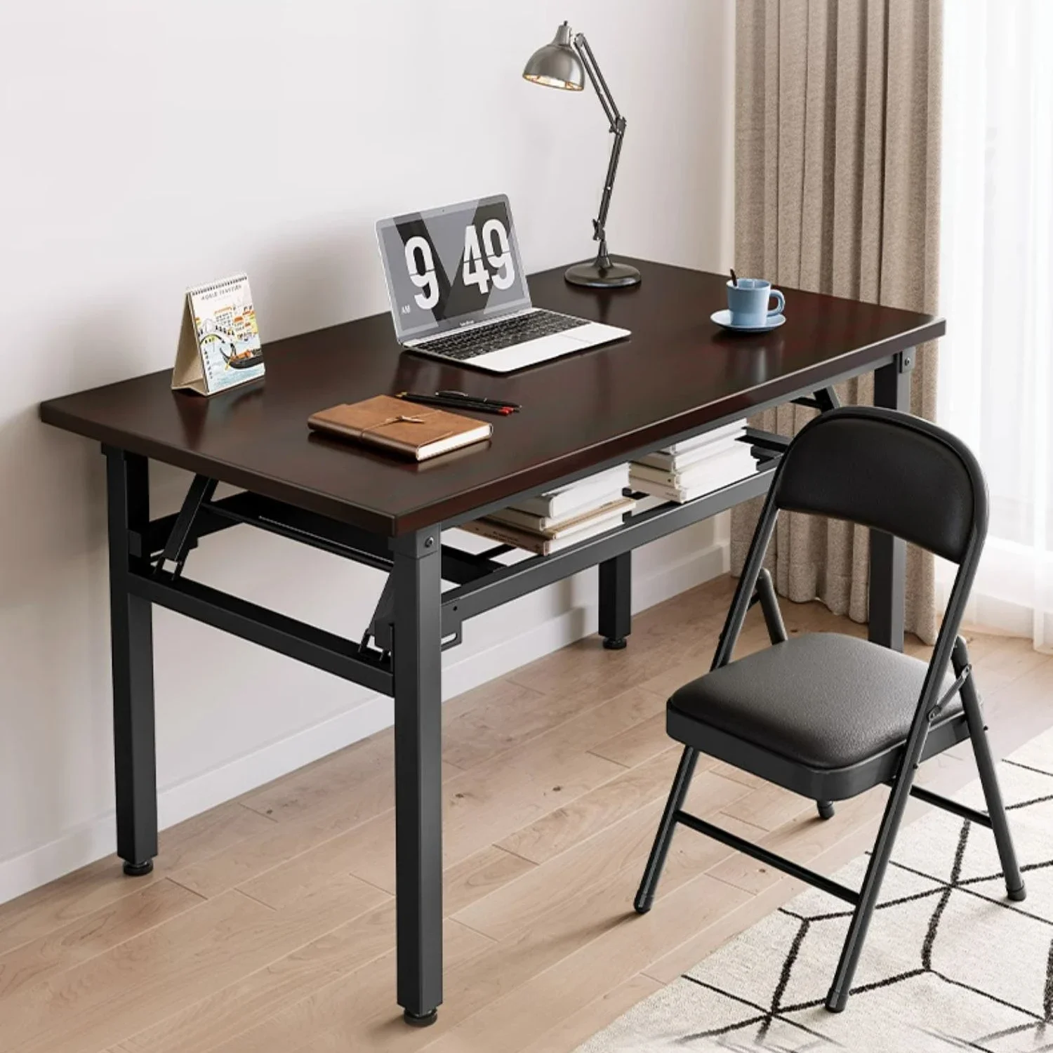 

Computer Foldable Office Desks Table Home Bedroom Small Office Desks Study Write Escritorio Ordenador Work Furniture QF50OD