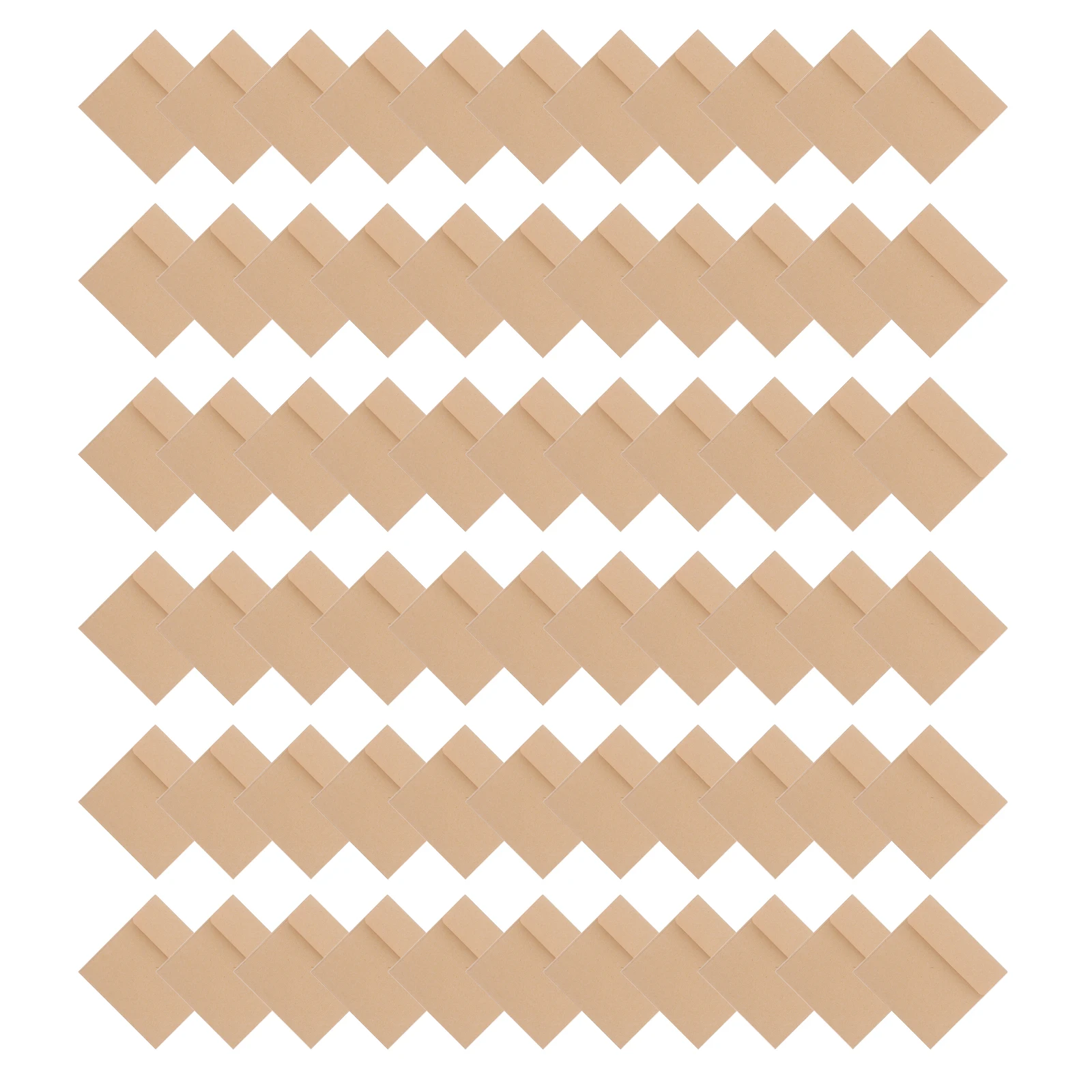 

100 шт. крафтовых пустых маленьких конвертов, износостойкие, для карт, монет, ключей, подарков, мини-конверты