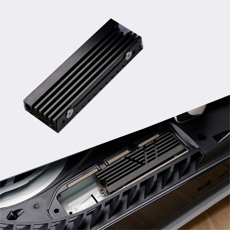 High Compatibility M.2 NVMe SSD Heat Spreader M.2 2280 SSD Heat Sink Maximize Cooling Efficiency and Aesthetics Dropship