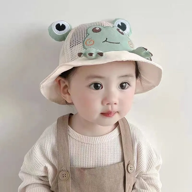 

Baby Hat Spring and Summer Thin Style Universal for Boys and Girls Cute Cartoon Baby Sun Protection Hat Breathable Comfortable