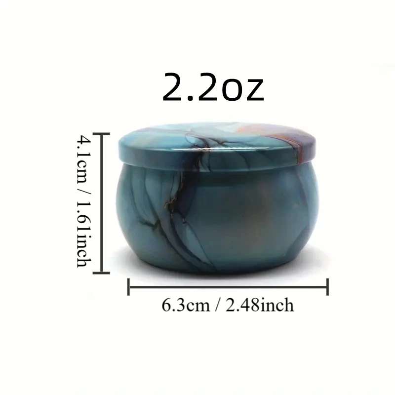 12pcs Candle Tins, 2.2oz Candle Containers For Making Candles, Bulk Candle Jars, DIY Candle Making Tins, For candle making