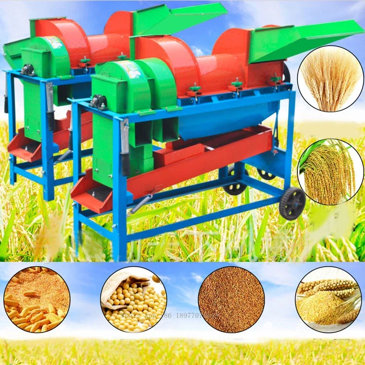 Corn Threshing Machine With Gasoline Drive