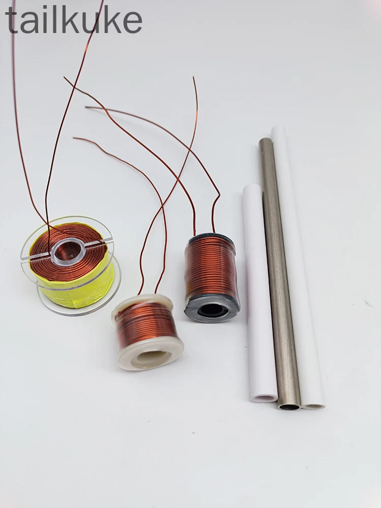 2pcs Various Voltage Electromagnetic Gun Model Launch Coil Electromagnetic Coil 0.49mm 0.65 0.8mm