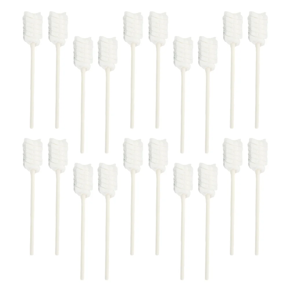 

30pcs Tongue Brushes Oral Cleaning Sticks Disposable Gauze Toothbrushes For Gum Care Tongue Cleaners Oral Care