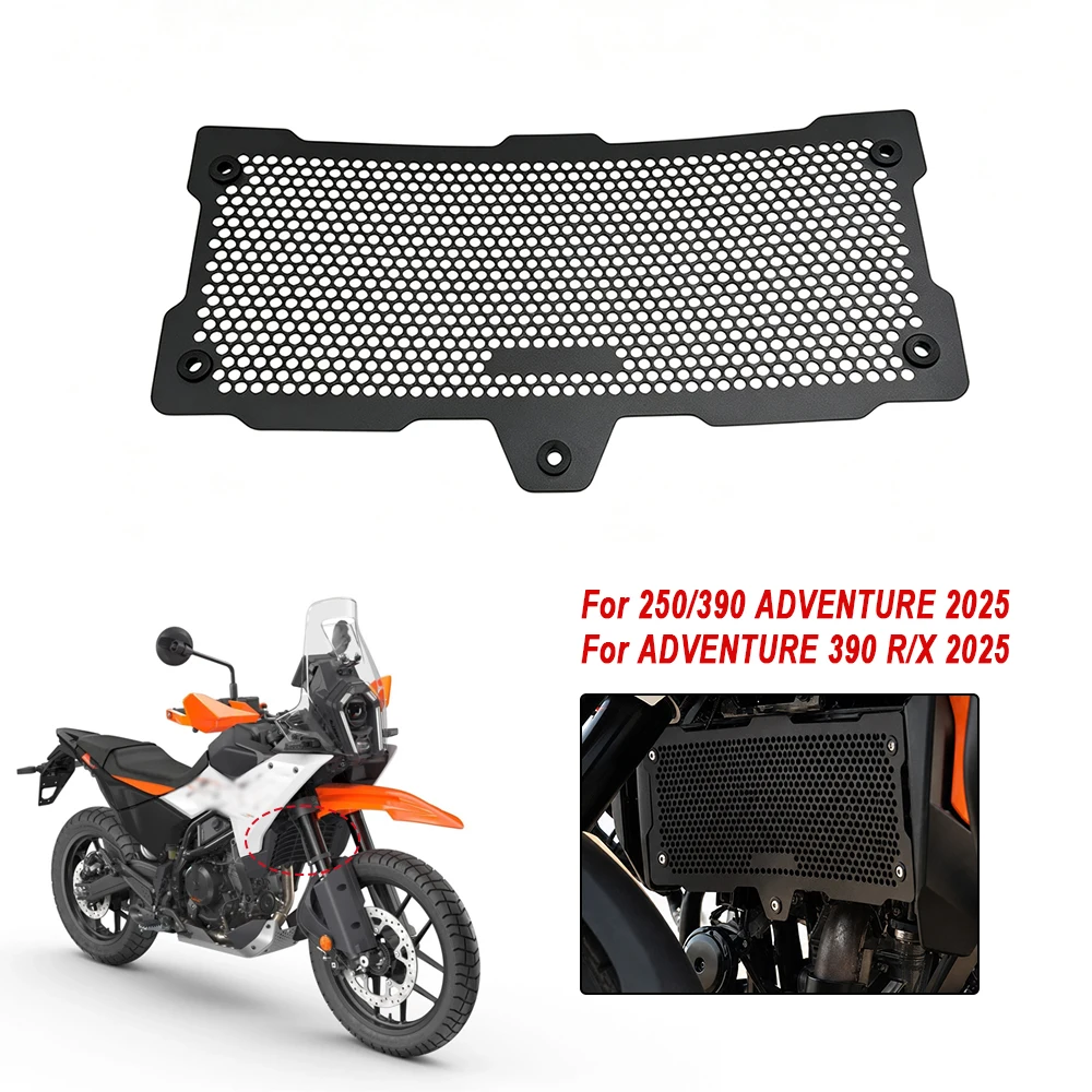 Image of Passend für 390 ADVENTURE R 2025 390 ADVENTURE X Motorrad Kühlergrill Schutzabdeckung Schutzvorrichtung 390 ADV R X Zubehör