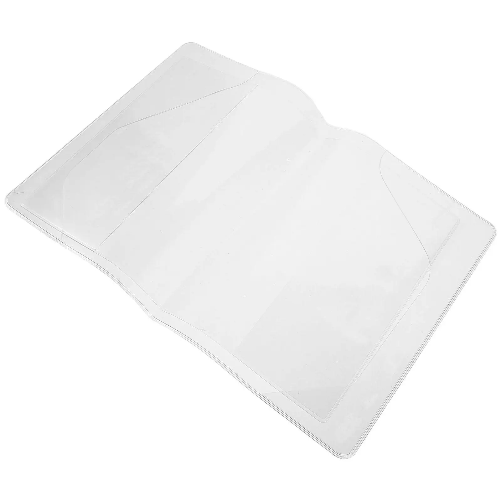 

Transparent A5 Notebook Protector Waterproof PVC Book Cover with Inner Pages Reusable Stretchable Student Planner Covers Fabric