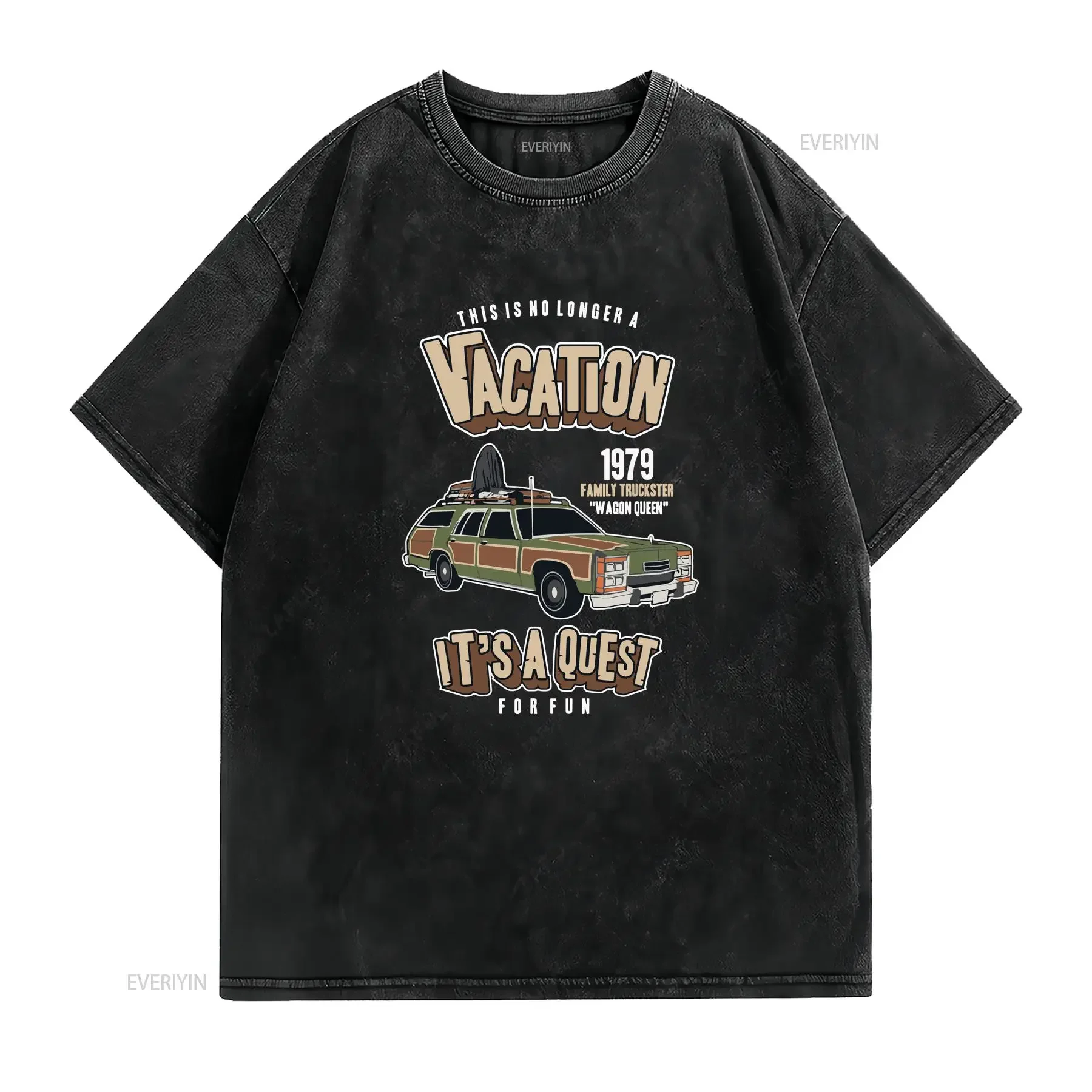 National Lampoon's Vacation Hvy Cotton T Shirt Wagon Queen Family Truckster vintage Washed Comfortable graphic Soft