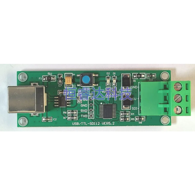 USB to SDI-12 board Protocol Capture Debugger Converter SDI12 Sensor Test