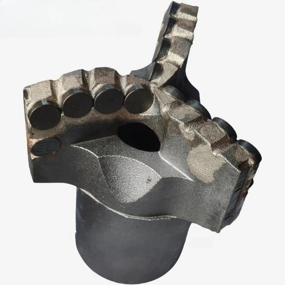 Three-wing scraper coreless composite drill bit Geological exploration drilling