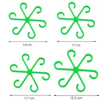 4PCS Reusable Plant Stem Folding Frame Garden Tools 3