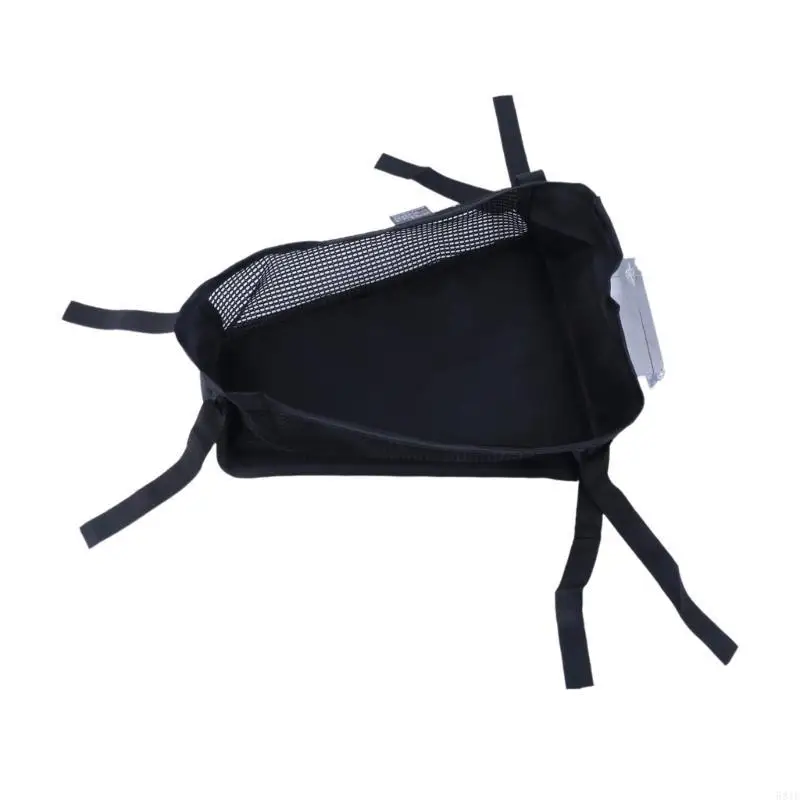 581F سلة تخزين تحت عربة الأطفال، حقيبة تنظيم محمولة متعددة الوظائف لعربة الأطفال #3