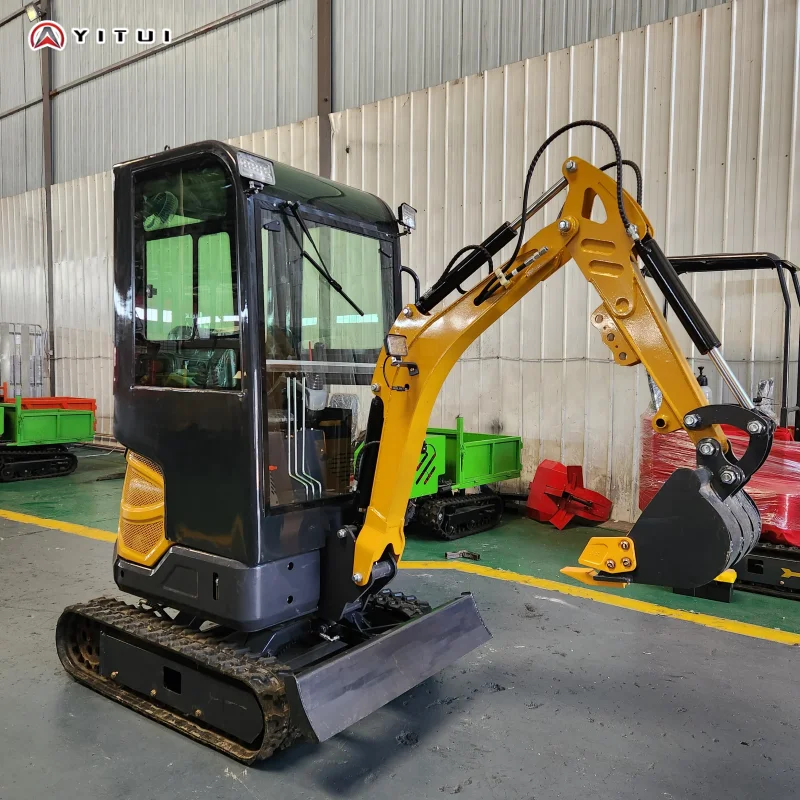 حفارات صغيرة مع 1.5 طن 1.8 طن و2 طن كوبوتا مخصصة متعددة الوظائف الكابينة مزرعة الزاحف حفارات صغيرة عائلية