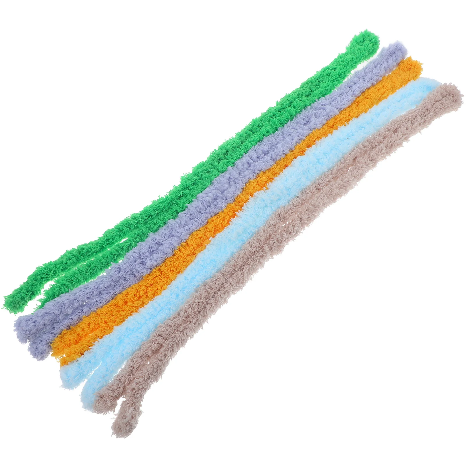 5개 DIY 꼬임 스틱 공예 재료 혼합 색상 셔닐 스템 어린이 수공예용 구부릴 수 있는 바 만들기 아트 세트