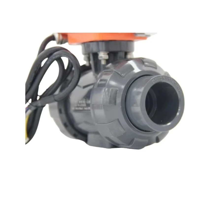 RDNT-OEM/ODM Competitive Price Plastic Ball Valve for Electric Actuator Parts Water Media China Supplier