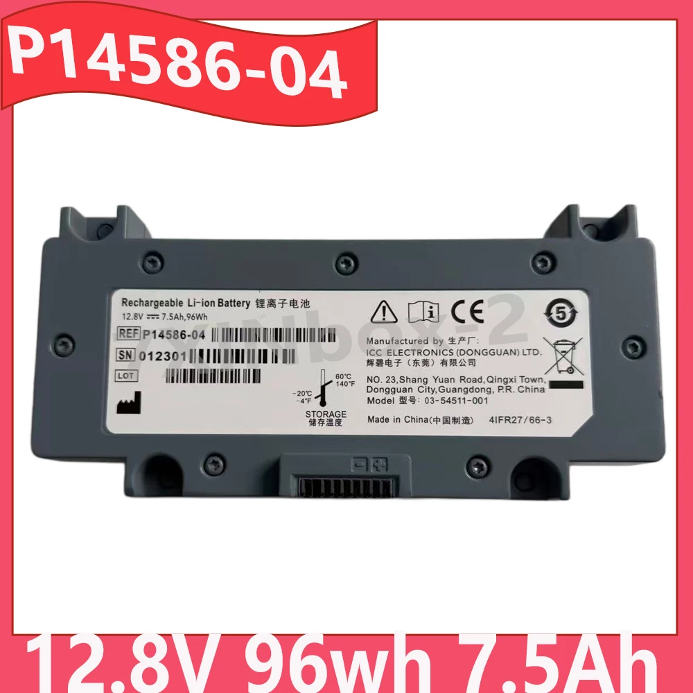 New P14586-04 replacement Battery For Sonosite Fujifilm P14586-04 Ultrasonic flaw detector battery 12.8V 96wh 7.5Ah