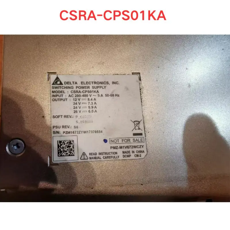 Used OEM disassembled parts CSRA-CPS01KA Robot YRC1000 Power Supply CS Power Module Functional test OK