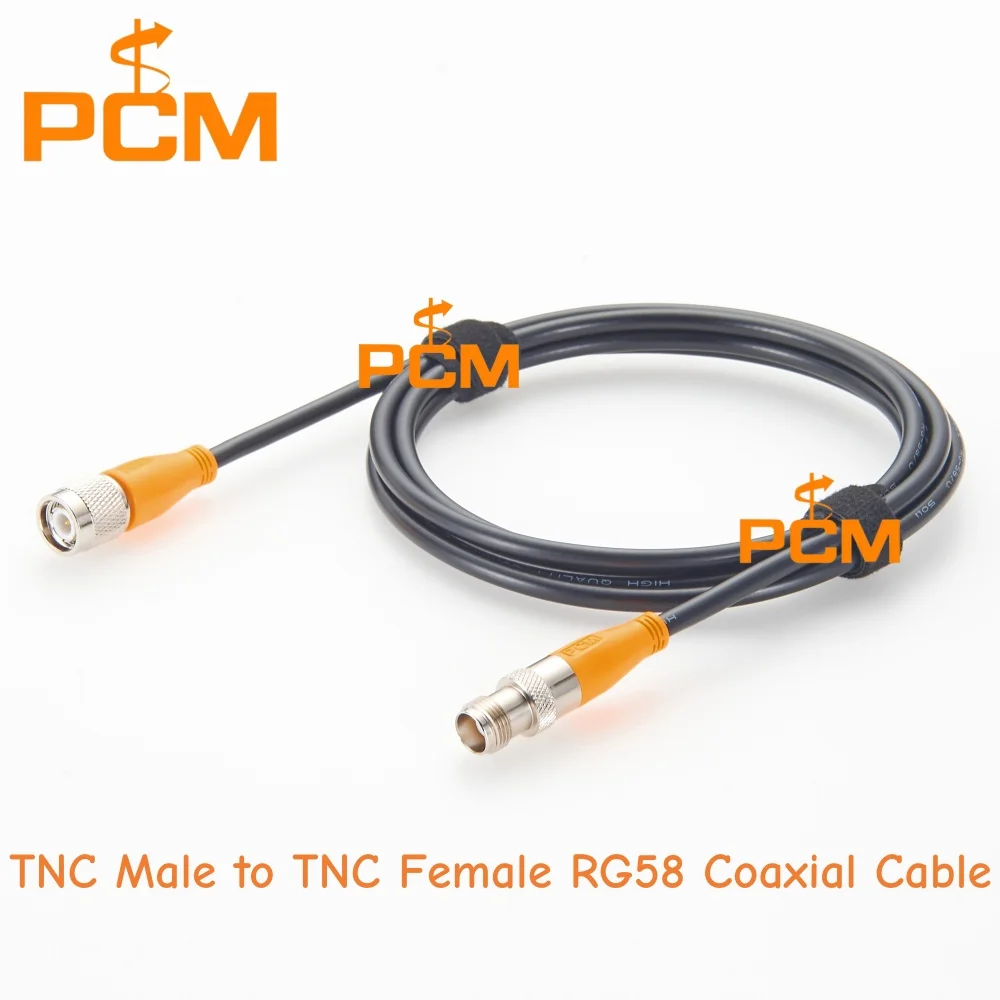 TNC Male to TNC Female RG58 Coaxial Extension Cable 50Ohm Low Loss RF Jumper for Radio Antenna Receiver Transmitter Signal Link