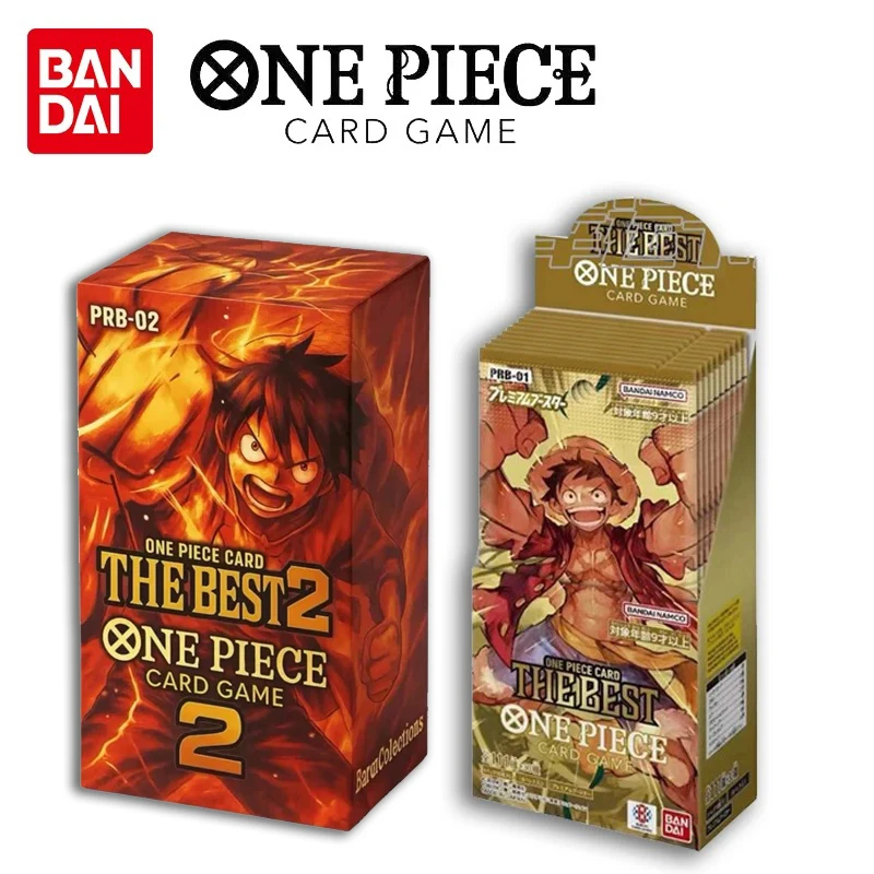

2025New In Stock Bandai Original One Piece Japanese Anime Booster Box PRB-01 PRB-02 Card The Best Collection Card Child Toy Gift