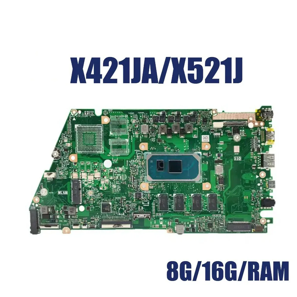 

I3 I5 I7 Notebook Mainboard For ASUS X421JAY X521JA X521JAY X421JPY X421JFY X421JQ X521JQ Laptop Motherboard 10th 4G 8G 16G RAM