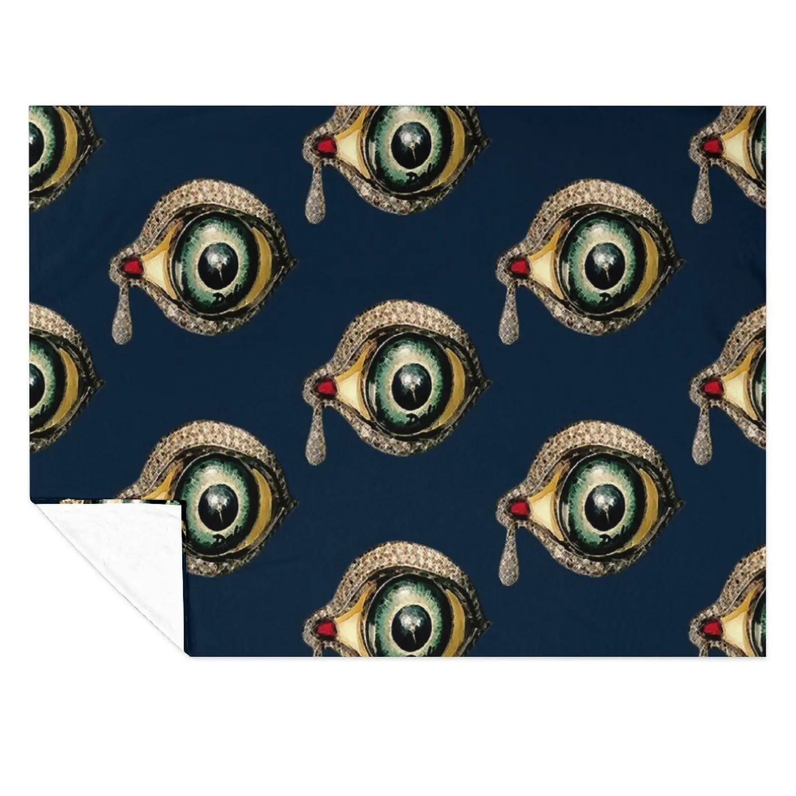 

Dali Crying Eye Throw Blanket Bed Moving Hairy Thermal Blankets