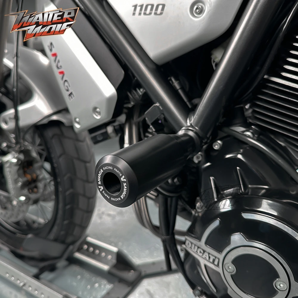 Quadro Sliders Bater Protector, Guarda do estator do motor, Guarda Esporte Especial, Ducati Scrambler 800 803 Clássico Urban Motor Cafe Racer 1100