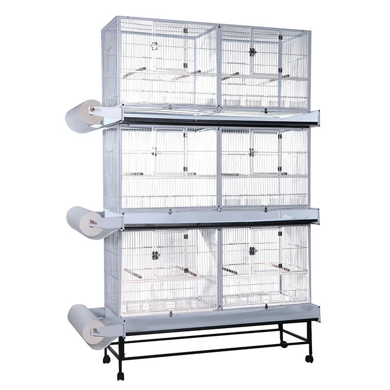 Clean Roll Paper Design Three Layers Large Birdcage Aviary Breeding Cages Flight Cages