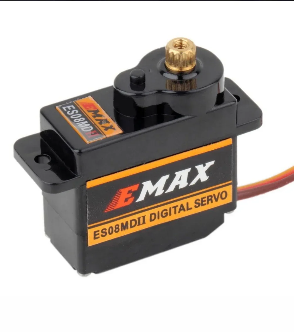 2026 EMAX ES08MDII ES08MD II Metallgetriebe Digital Servo – besser als SG90 ES08A ES08MA MG90S – für TREX 450 Helikopter, Flugzeuge, RC-Roboter – Detail 4