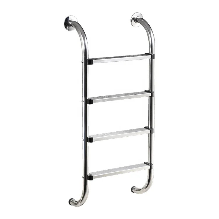 Water Faery Bhl Corrosion Resistant Stainless Steel 304/316 Heavy Duty Handrail Anti Slip Safety Step Pool Ladder