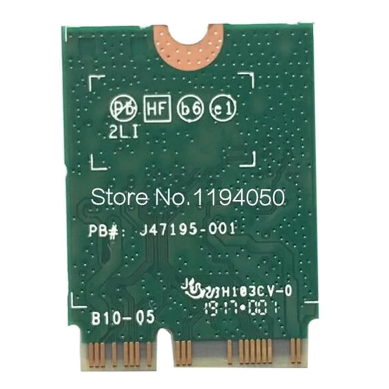 For Intel 9461NGW WiFi Card AC 9461 2.4G/5G Dual Band 802.11AC M2 Key E CNVI Bluetooth 5.0 Wireless Adapter