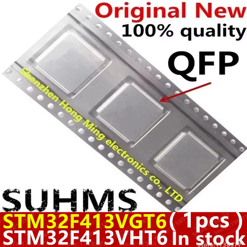 (1piece) 100% New STM32F413VGT6 STM32F413VHT6 QFP-100 Chipset