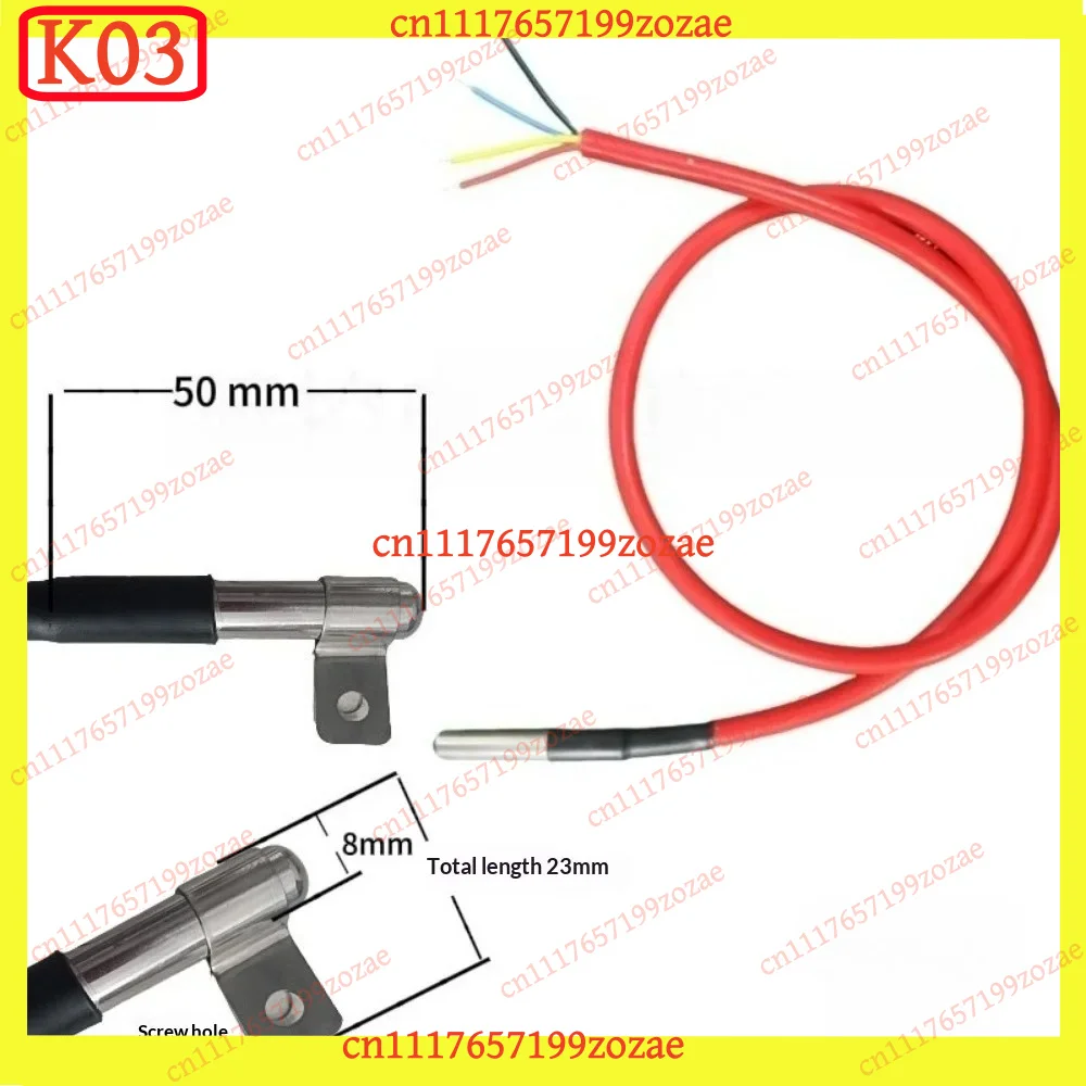 RS485 Temperature Sensor High Temp 125°C Industrial Modbus-RTU, Replacement Parts