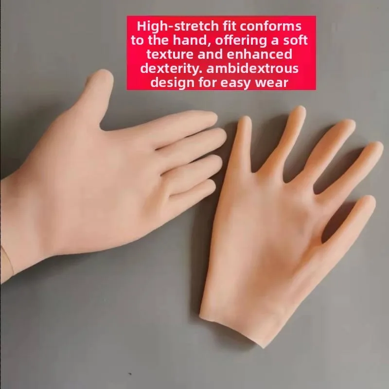 قفازات سيليكون نهائية مقاومة للماء وواقية من الشمس ومضادة للجفاف وسميكة وناعمة وترطيب اليد وتنظيف المطبخ المنزلي #3