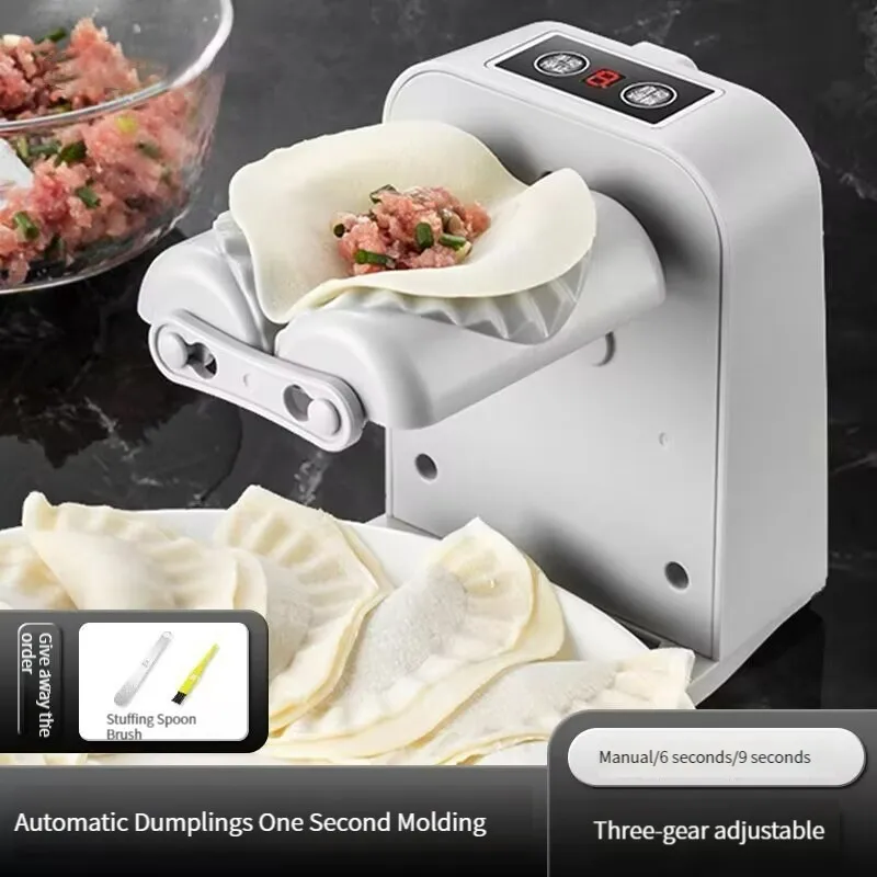 

Fully automatic dumpling making tool for household use, small electric dumpling making machine for pressing dumpling skin,