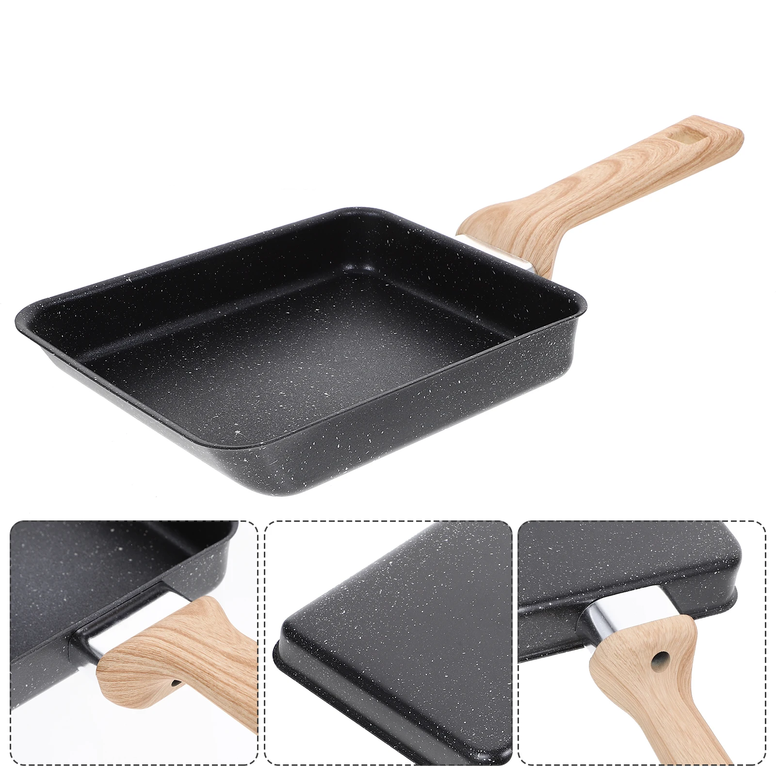 

Non Stick Frying Pan Small Egg Pancake Mini Kitchen Cookware Sturdy Materials Easy Clean Nonstick Coating Gas Induction Electric