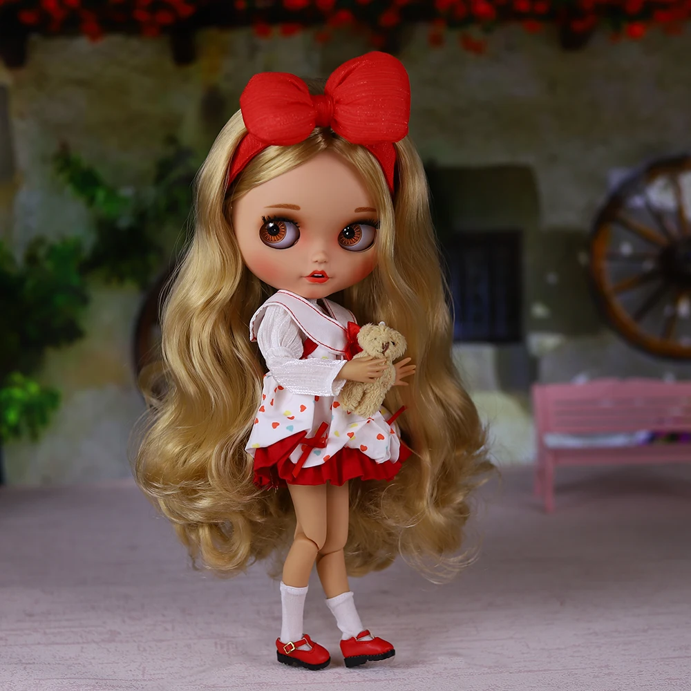 ICY DBS Blyth Puppe 1/6 30 cm offener Mund, verschiedene Hautfarben, verschiedene Stile, nackte Puppe oder kompletter Satz Puppe, geeignet zum Verschenken