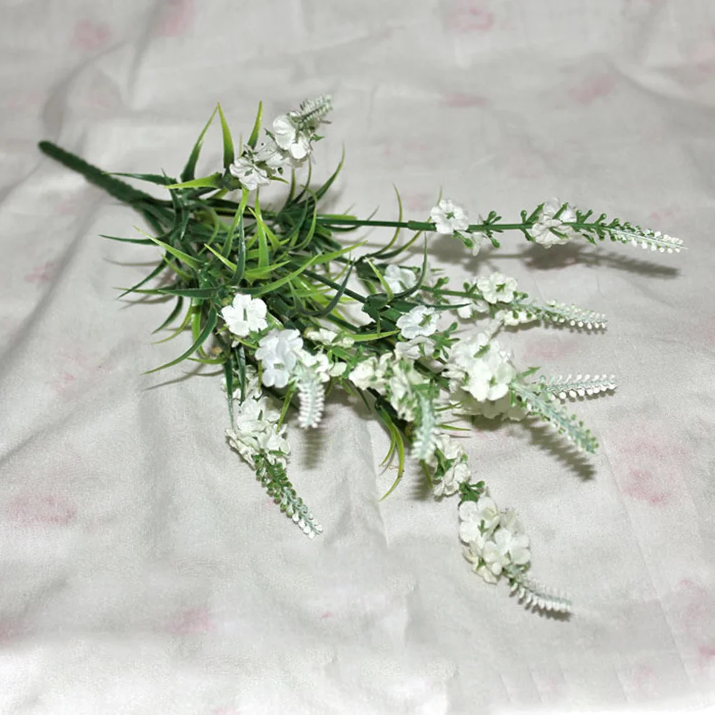 

10Pcs Lavender Bouquet Artificial Flowers Romantic Home Wedding Decoration Simulation Silk Fake Plants Table Centerpiece