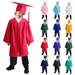 Child Graduation Custom Kindergarten Kid Toddler Graduation Clothing Cap Gown Preschool Graduation Festival Clothing Outfit