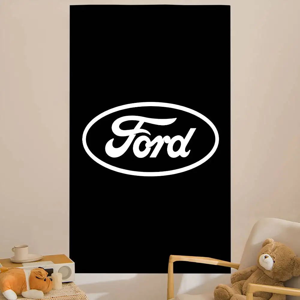 Car F-Fords logo DIY Wall Tapestry for Living Room Home Dorm Decor Wall Art Decor