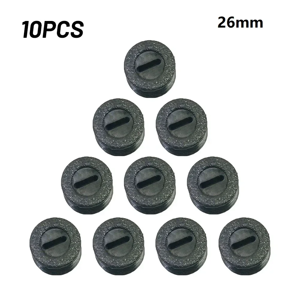 10pcs Carbon Brush Holder Cap Cover For Electric Hammer Electric Drill Angle Grinder Plastic Electric Brush Cover