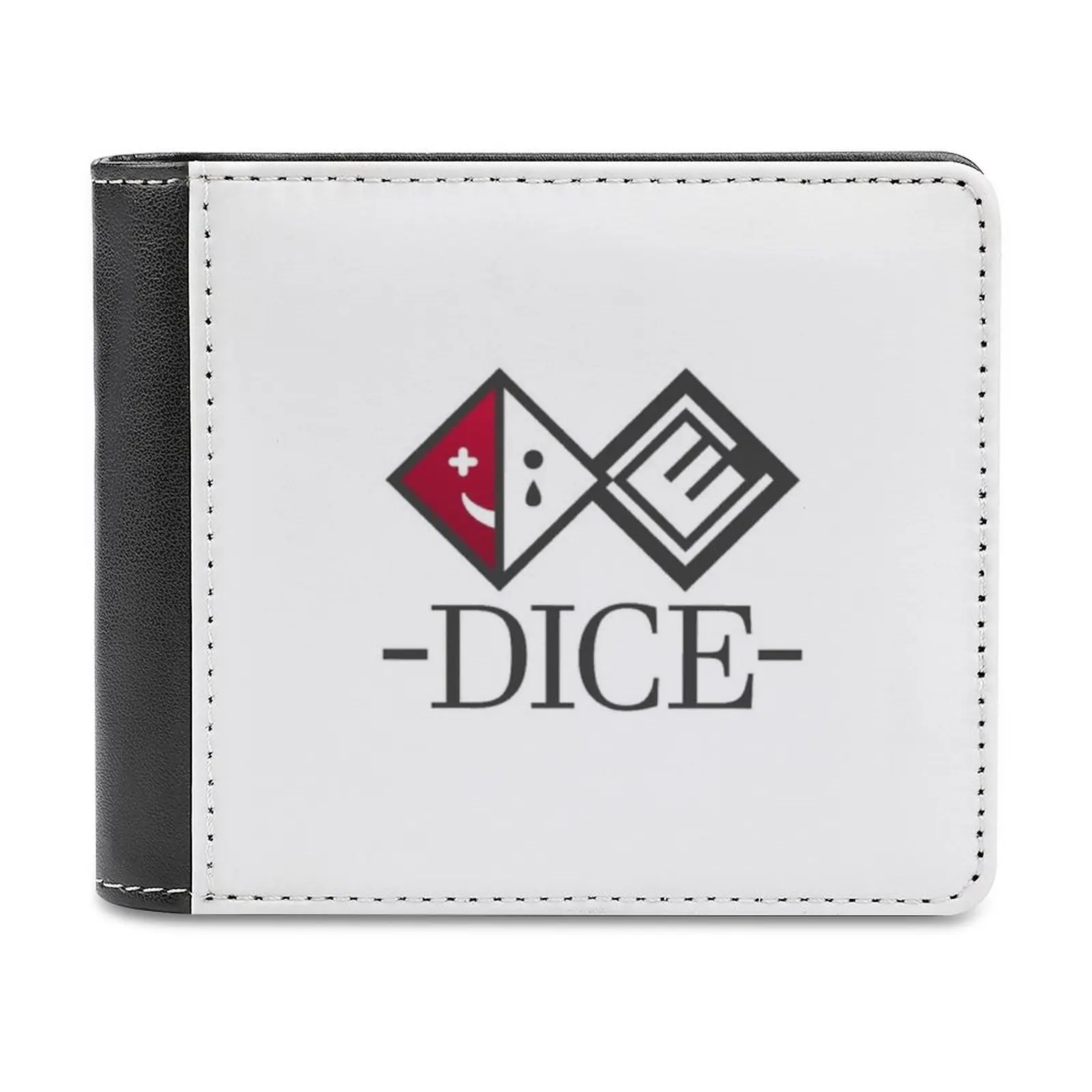 

D.I.C.E. Logo Fashion Credit Card Wallet Leather Wallets Personalized Wallets For Men And Women Dice D I C E Ouma Oma Kokichi