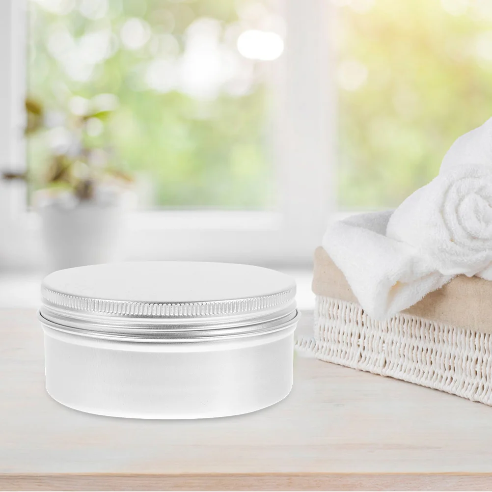 

3Pcs Aluminum Soap Boxes Metal Round Storage Cans with Lid Leakproof Portable Small Tins for Candy Pills Tea Herbs Travel