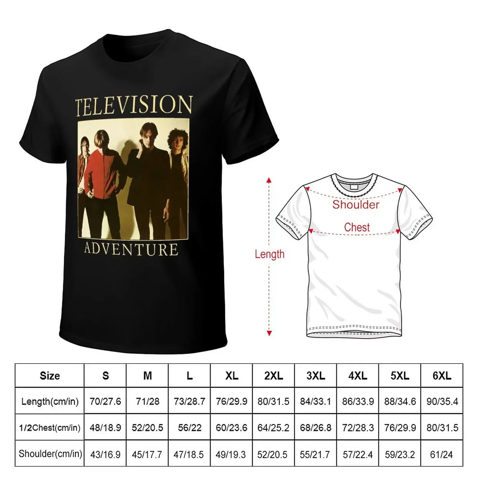 Television Adventure T-Shirt for a boy quick drying plain mens t shirts casual stylish Anime Graphic T-shirts for Men Clothing