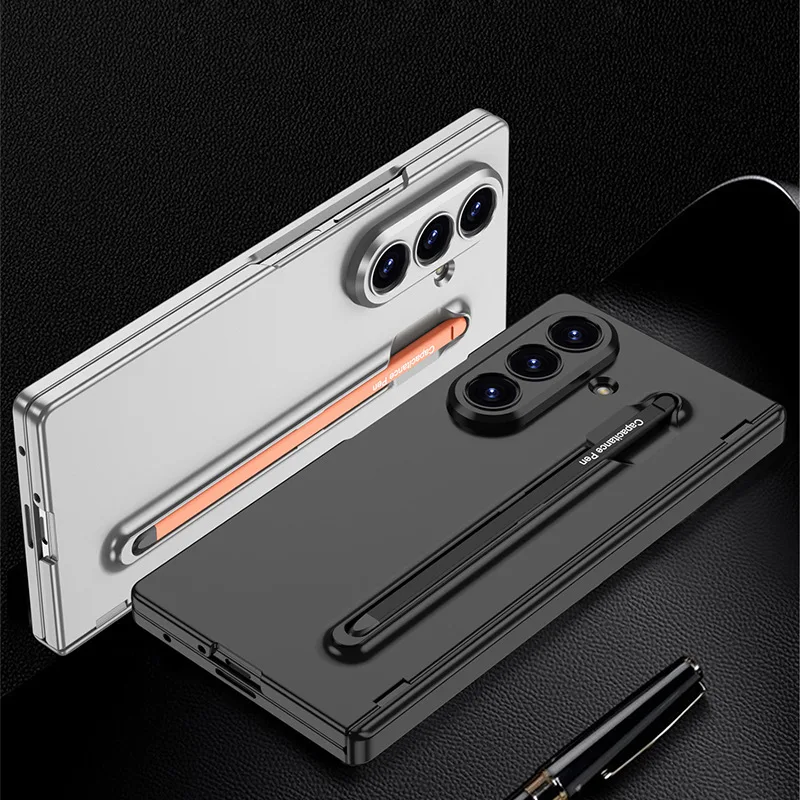 For Samsung Galaxy Z Fold 8 Ultra phone case with magnetic folding hinge and integrated pen slot protective case