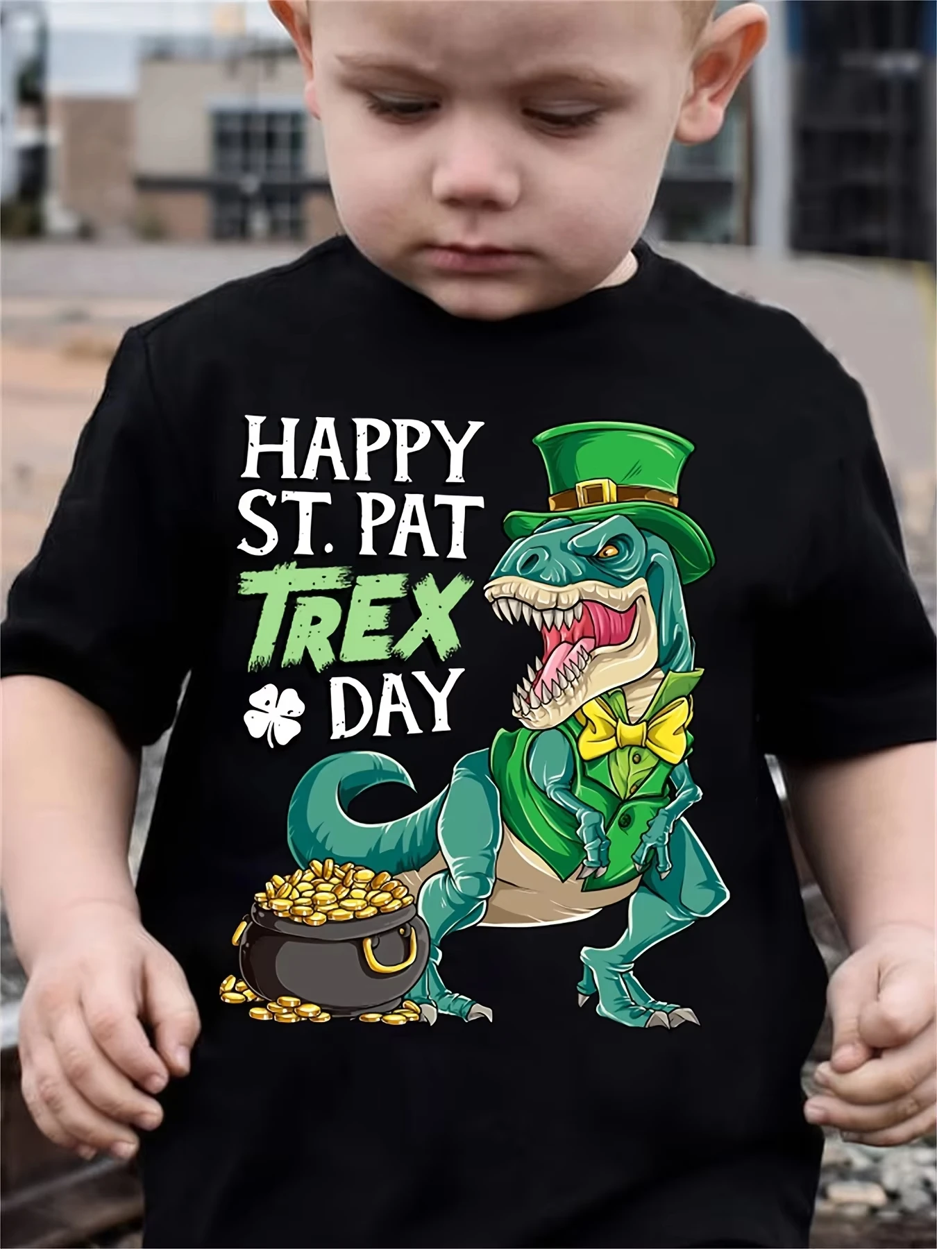 Summer Kids Boys T Shirt Cartoon Dinosaur Cars Print T-Shirt Short Sleeve Kids Clothes Fashion Causal T-Shirts for Children Top
