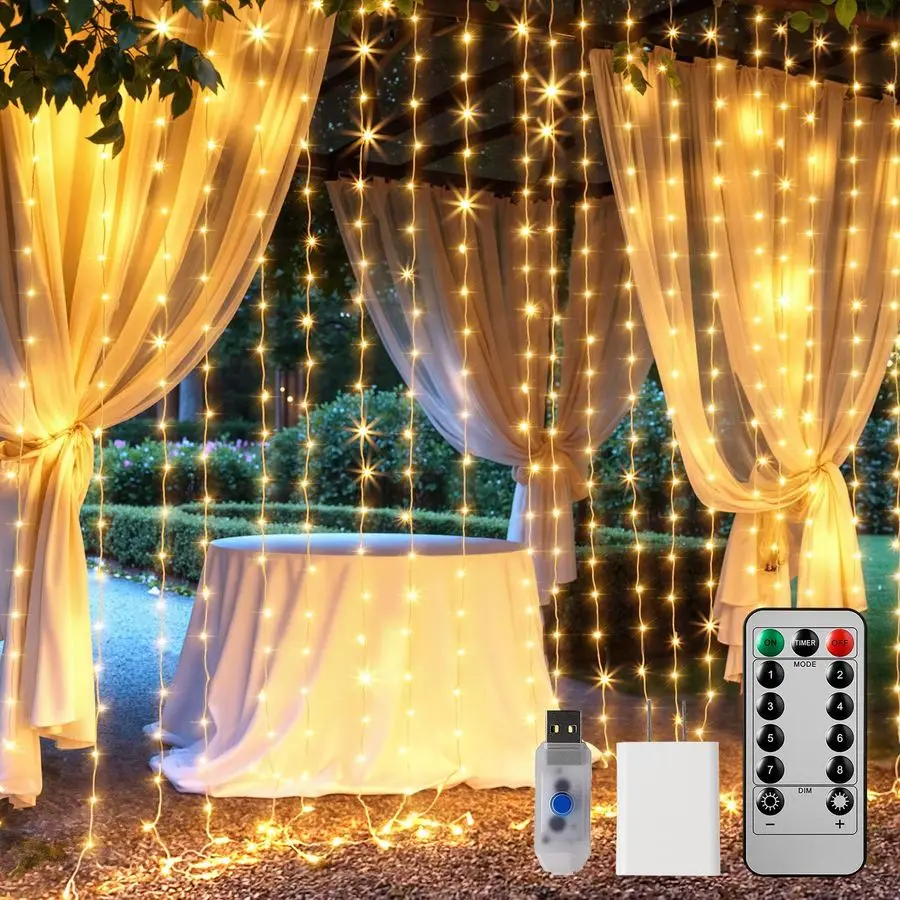 600 Led Curtain Str…