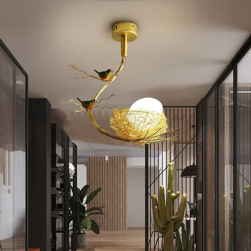 bird egg shaped hanging chandelier pendurado lampadas minimalistas loft light sala de estar mesa de jantar cozinha ilha rustico luxo 01