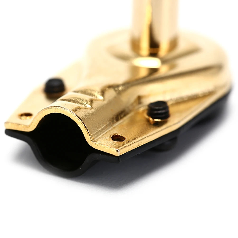 1 Pc 6.35mm Guitar Pedal Connector Gold Color Jack Straight Guitar Instrument Effects