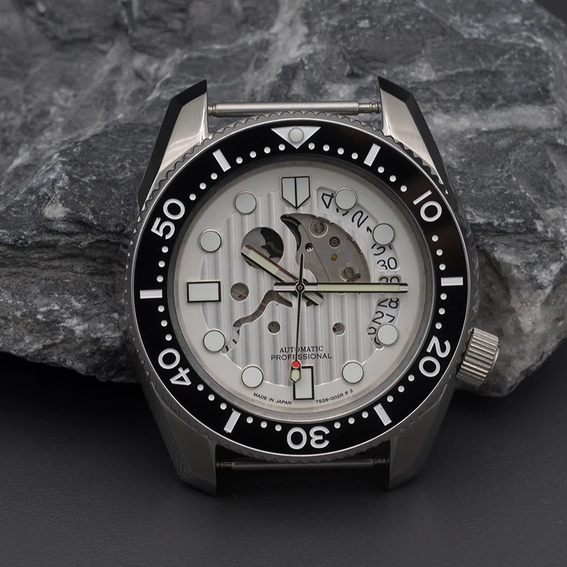 

Model Watch Head With NH35 NH36A Stainless Steel Diving Men Automatic Watch 200m Waterproof Resistance