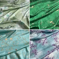 19MM 6A Grade Silk Fabric 120CM Wide 90% Silk+10% Spandex Elastic Jacquard Satin Fabric Soft and Smooth Fabric