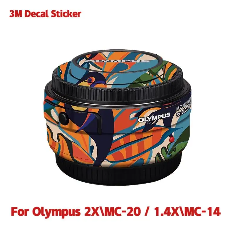 2X\MC-20 / 1.4X\MC-14 Anti-Scratch Lens Sticker Protective Film Body Skin For Olympus M.Zuiko Digital 2X\MC-20 / 1.4X\MC-14